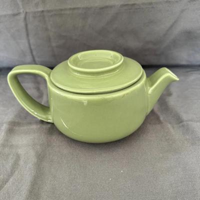 Vintage Hall  CeramicTricolator Olive Teapot