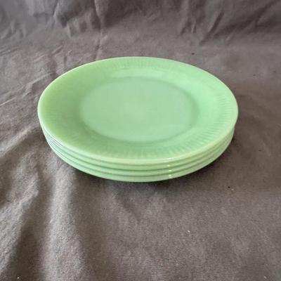 Vintage Fire King Jadeite 7 3/4”Plates (Set of 4)