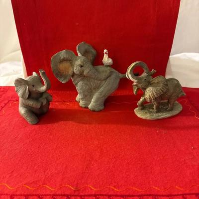 Nature-Inspired Elephant Figurines – Resin Wildlife Collection”