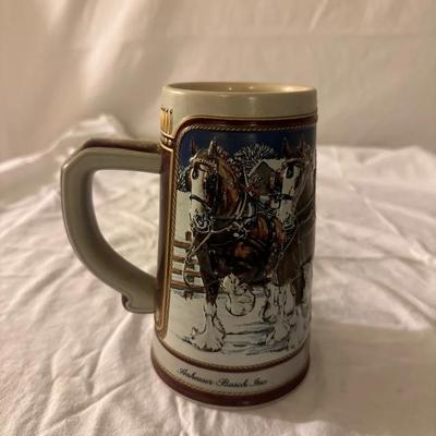 Budweiser Clydesdales Stein