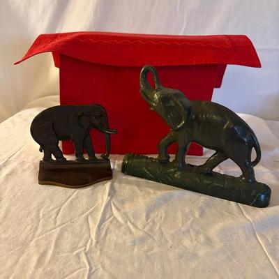 Vintage Metal (perhaps iron) Door Stops