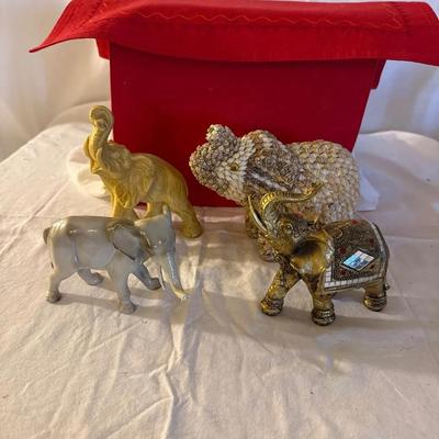 4 Piece Mixed Elephant Lot