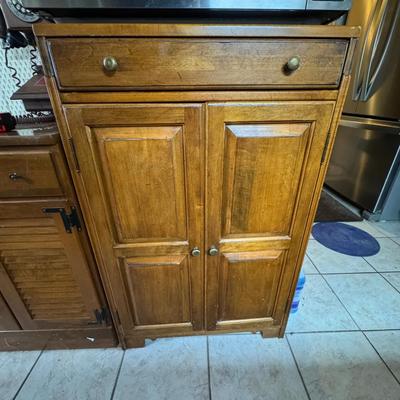 Vintage Ethan Allen Double Wardrobe