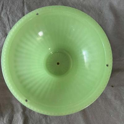 Vintage Fire King Jadeite Lamp Cover