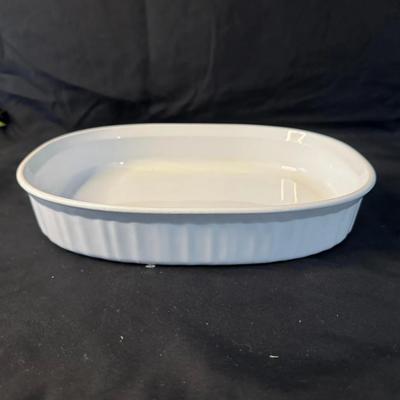Corningware French White 1 1/2 Quart White Oval Baking Dish