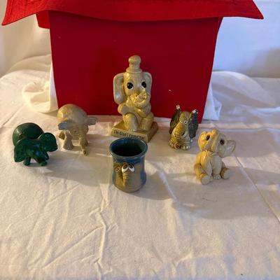 Mixed Elephant Figurine Lot
