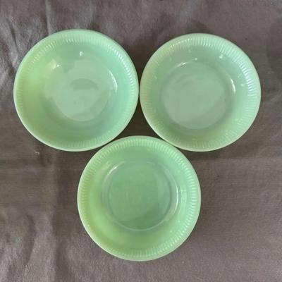 Vintage Fire King Jadeite Bowls (10 total)
