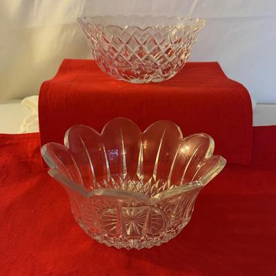 Two Crystal Bowls