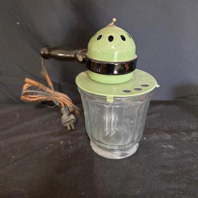Depression Glass Vintage Electric Mixer (Working)