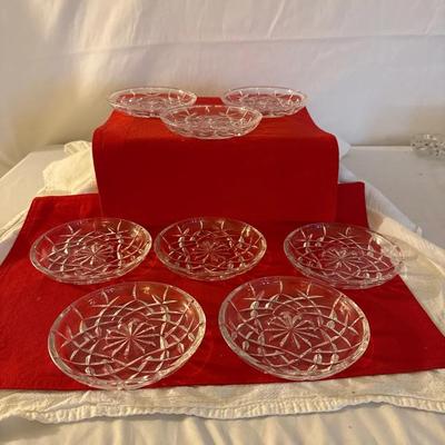 Set Of 8 Small Serving Plates 