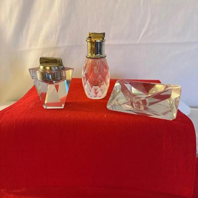 Vintage Cigarettes Lighters And Ashtray 