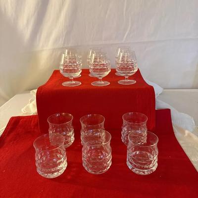 Short Tumblers And Brandy Glasses