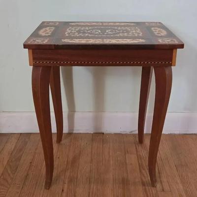 Small Inlay Jewelry Table