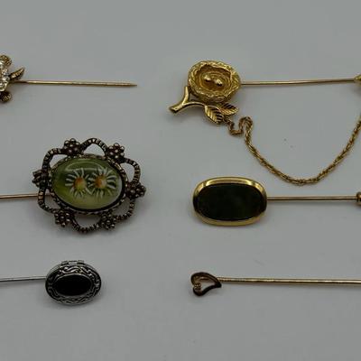 Antique Hat Pin Lot