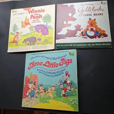 Children's Albums Lot & Case