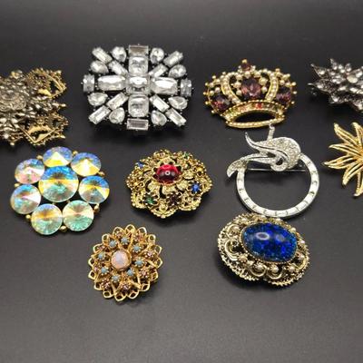 Vintage Brooches/Pins 3 Signed 