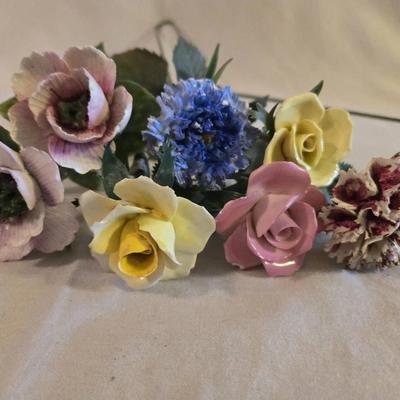 Vintage Bone China Flowers Made In England 