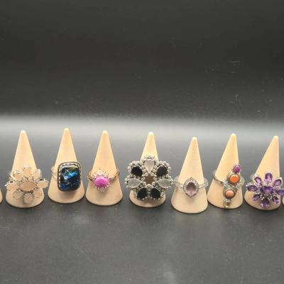 Size 8 Ring Lot Includes Hespera