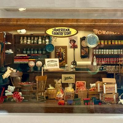 Handmade American Country Store Miniature Display 