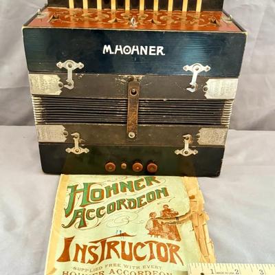 Vintage M. Hohner Accordion 