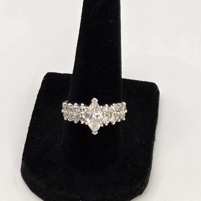 925 Ring With CZ Stones