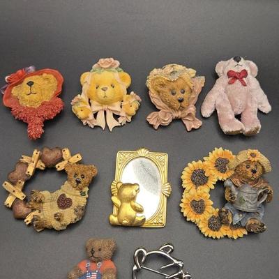 Bear Brooch/Pin Lot