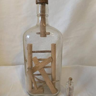 Whimsy Bottle Folk Art