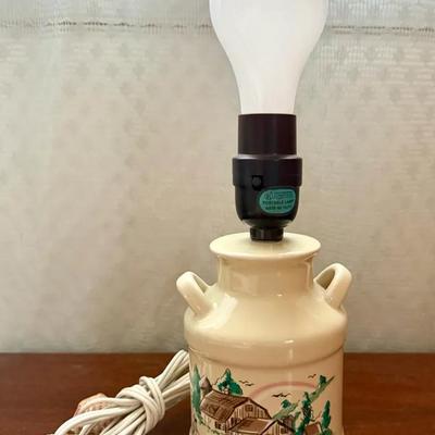 Ceramic Milk Jug Lamp