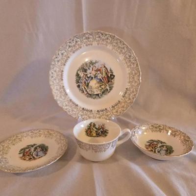 Vintage Chantilly Set By Sebring Pottery 