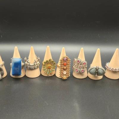 Size 8 Ring Lot Includes Hespera 