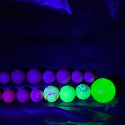 Antique Toy: Uranium And Clay Marbles