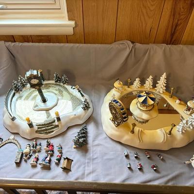 Vintage Trend Masters Christmas Magic Musical Ice Skating Rink (2)