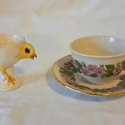 A.V.M. Egg Cup And Cup & Saucer