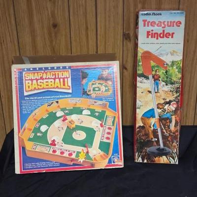 Vintage Game: Action Baseball / Treasure Finder Lot