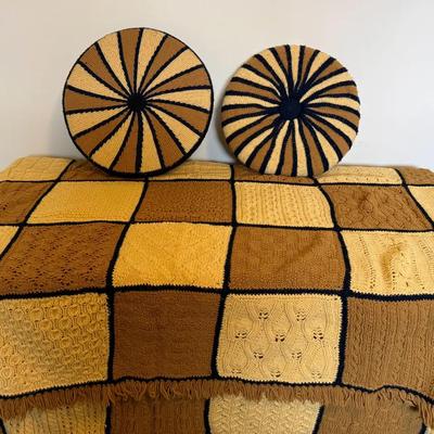 Handmade Blanket With Matching Pillows