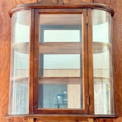 Vintage Wall Hanging Curio Cabinet 