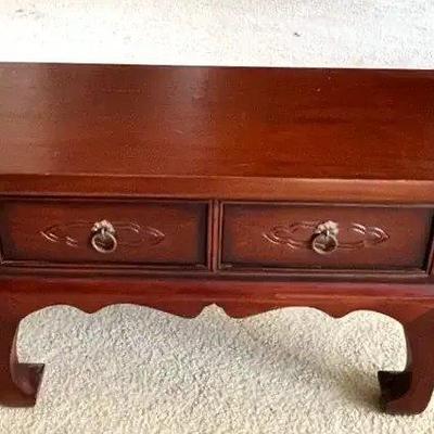 EFF183 Wood Chinese Huanghuali/ Two-Drawer Altar Table 