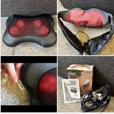 EFF117 Set Of 3 Neck & Back Massagers That Work Great!