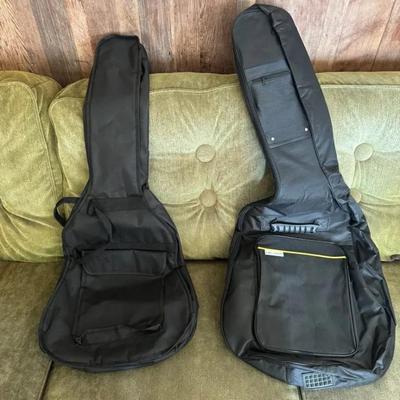 EFF153 - Pair of soft guitar cases 