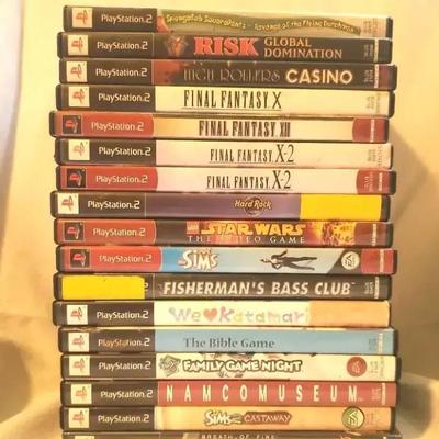 EFF004- Huge PS2 Game Lot!