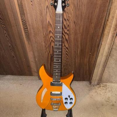 EFF063 Electric Guitar with Ground Stand