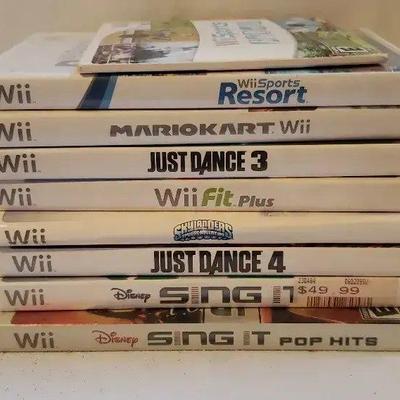 EFF059- Assorted Nintendo Wii Games