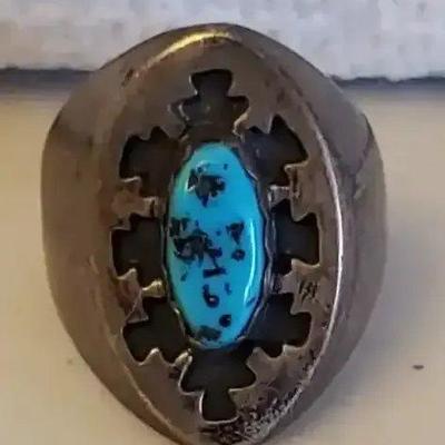 EFF076- Navajo Men's Ring 