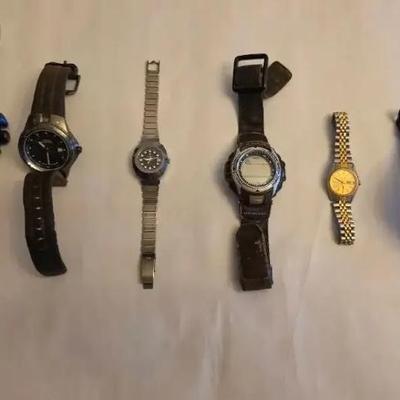 EFF196 - Collection Of Watches (6) Seiko, Casio, Timex, Rado & More
