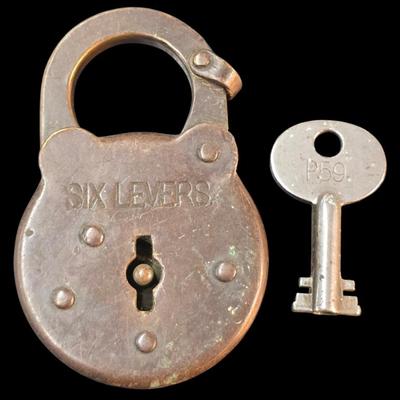 Sale Photo Thumbnail #22: Six Lever Padlock