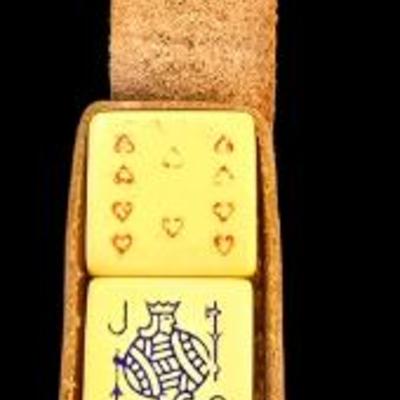 Sale Photo Thumbnail #68: Bakelite Poker Dice