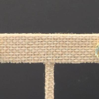 14K Green Amethyst Earrings