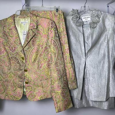 New with Tags Lillie Rubin & Albert Nipon Skirt Suit Sets - Size 10