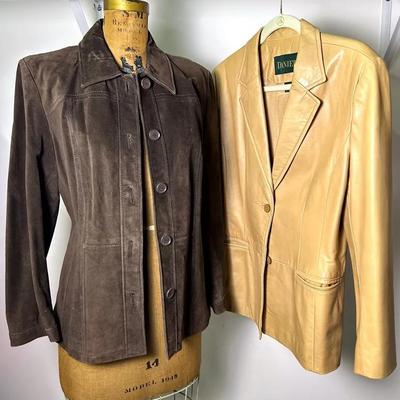 Danier Suede & Leather Jackets (2) - Size M