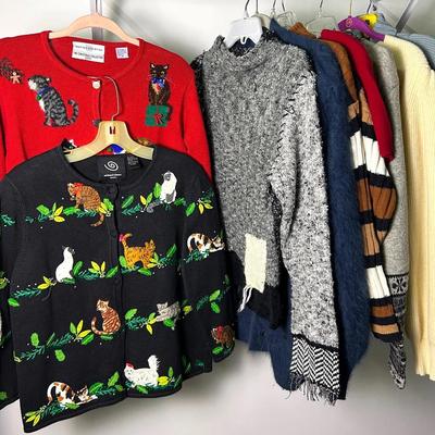 Michael Simon, Marisa Christina, Curio & More Vintage & Contemporary Sweaters - Various Sizes